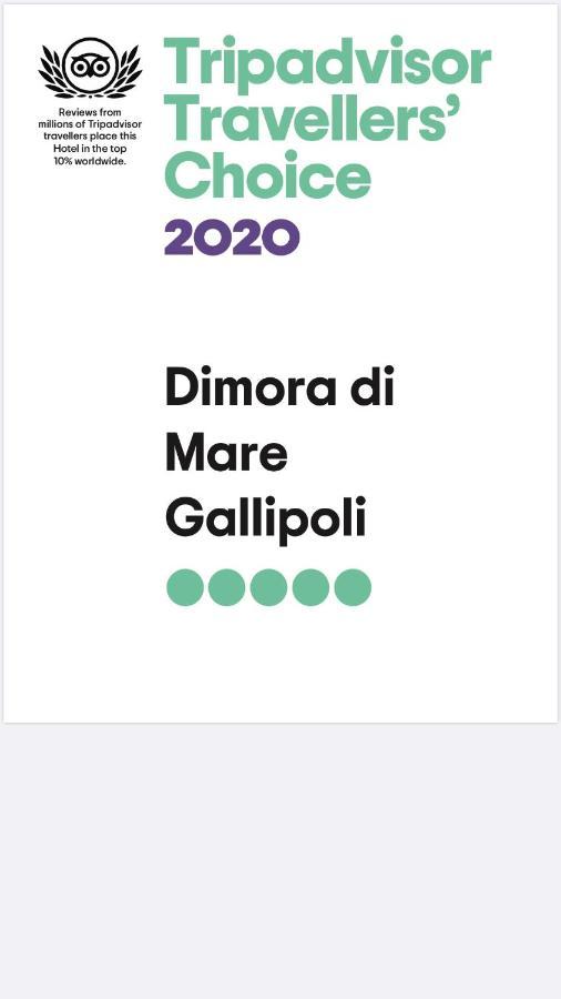 Dimora Di Mare Gallipoli Exterior foto